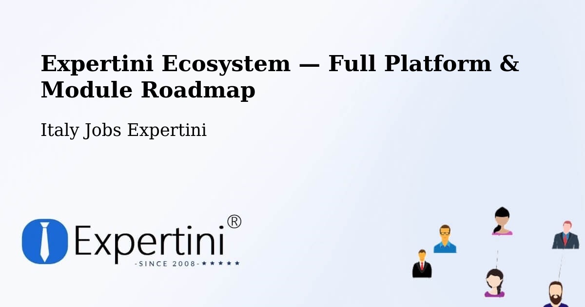 Expertini Ecosystem — Full Platform & Module Roadmap – Osimo